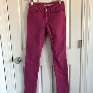 Joe’s Jeans Pink Denim Skinny Jeans Size 26